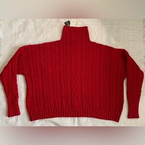 XL Women’s RED Lauren Ralph Lauren sweater NWT